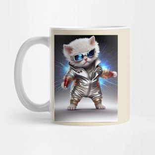 Cute Anime Cosmic Cat - Anime Art design Mug